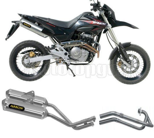 SCARICO OMOLOGATO ARROW THUNDER IN ALLUMINIO CON FONDELLO IN INOX COMPATIBILE CON HONDA FMX 650 05/08