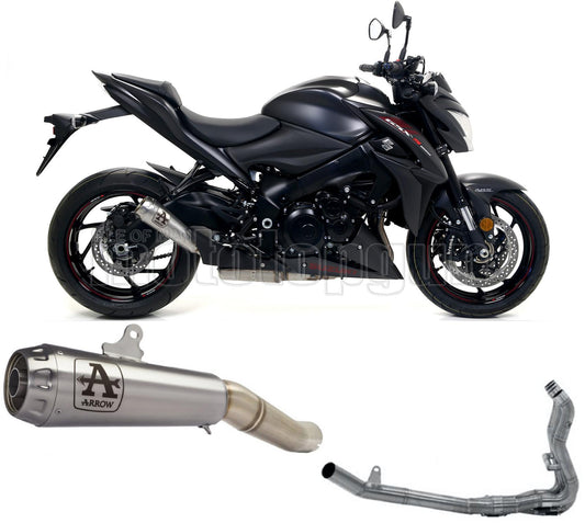 SCARICO OMOLOGATO CATALIZZATO ARROW PRO-RACE IN NICHROM CON FONDELLO IN INOX COMPATIBILE CON SUZUKI GSX-S 1000 F 15/20