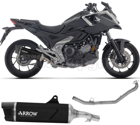 ARROW SCARICO COMPLETO OMOLOGATO OPEN INDY-RACE EVO ALLUMINIO NERO FONDELLO CARBY COMPATIBILE CON HONDA NC 750 X 2025