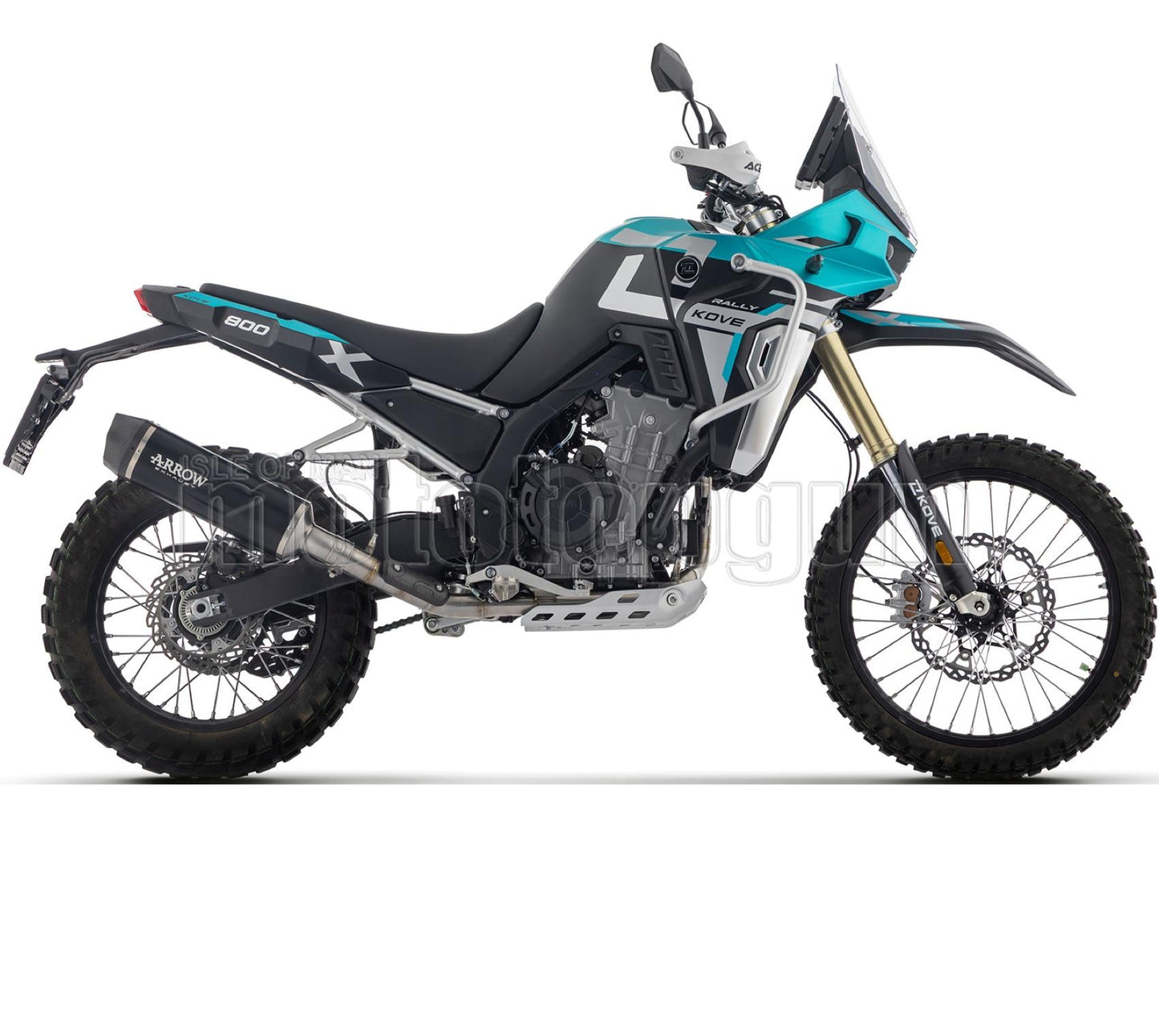 ARROW SCARICO COMPLETO OMOLOGATO OPEN INDY-RACE EVO ALLUMINIO NERO FONDELLO CARBY COMPATIBILE CON KOVE 800 X PRO / RALLY 2025