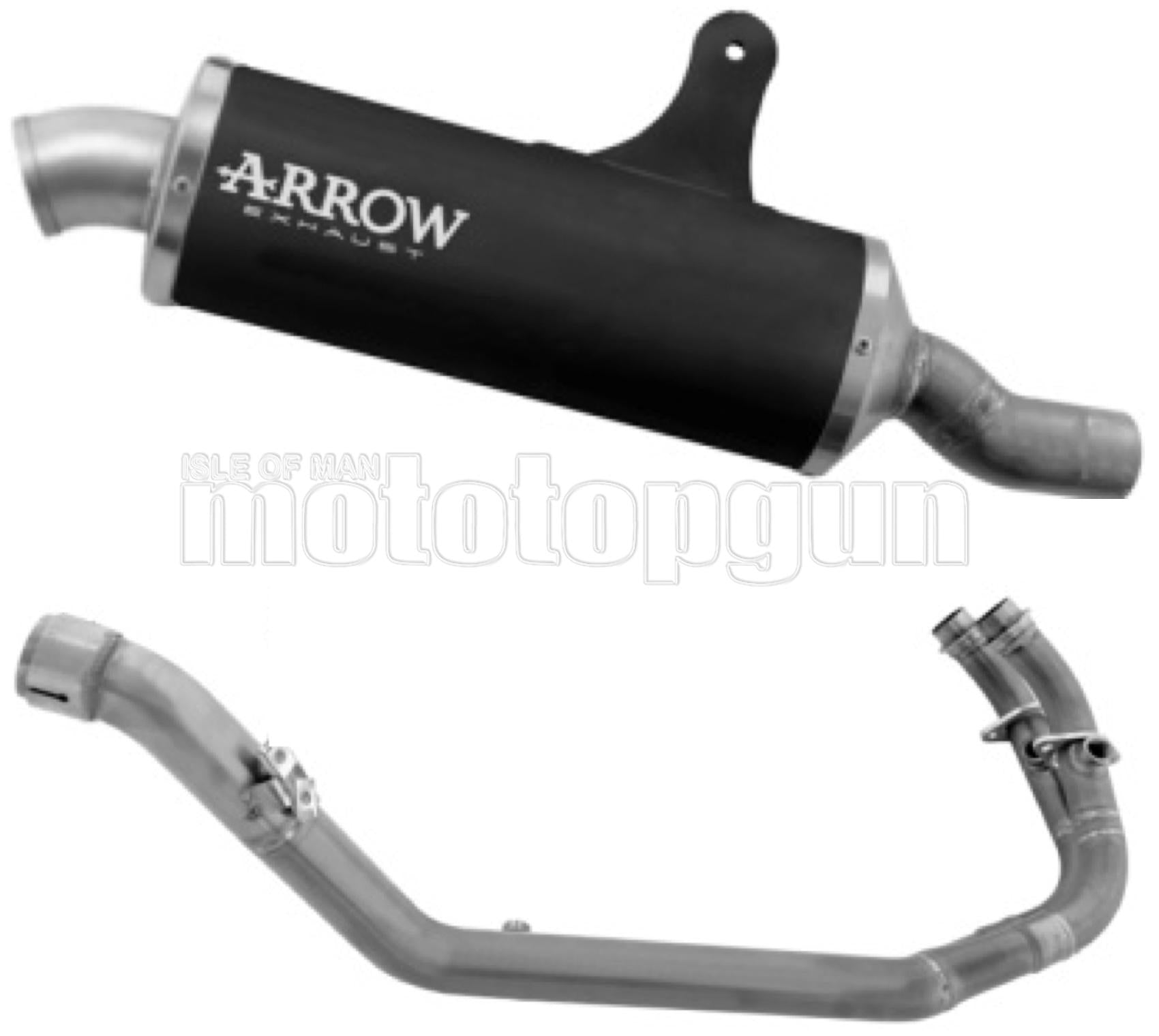 SCARICO COMPLETO OMOLOGATO OPEN INDY RACE ALLUMINIO NERO COMPATIBILE CON BENELLI TRK 702 / X E5+ 2025