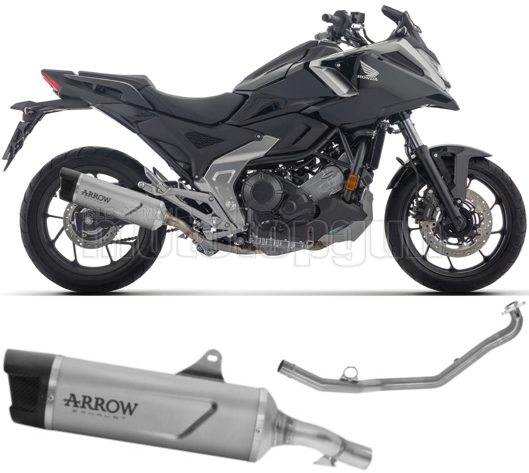 ARROW SCARICO COMPLETO OMOLOGATO OPEN INDY-RACE EVO TITANIO FONDELLO CARBY COMPATIBILE CON HONDA NC 750 X 2025