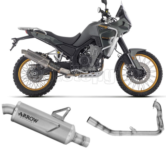 SCARICO OMOLOGATO ARROW INDY-RACE EVO IN TITANIO COMPATIBILE CON KOVE 800 X PRO 2024