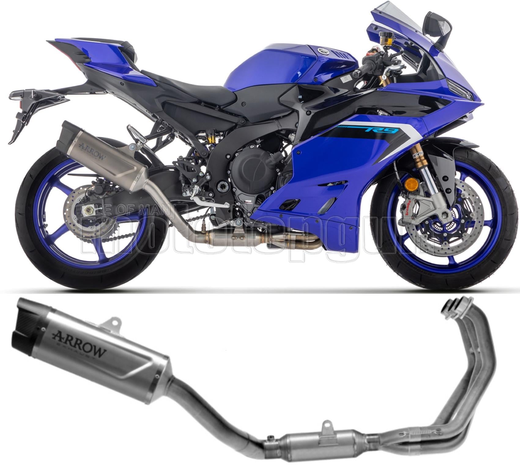 ARROW SCARICO COMPLETO OMOLOGATO OPEN INDY-RACE EVO TITANIO FONDELLO CARBY COMPATIBILE CON YAMAHA YZF R9 2025