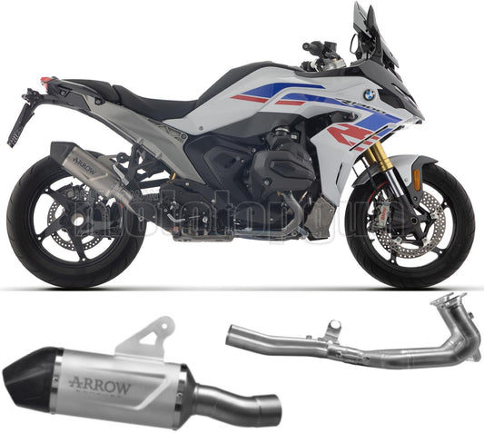 ARROW SCARICO COMPLETO OMOLOGATO OPEN INDY-RACE EVO TITANIO FONDELLO CARBY COMPATIBILE CON BMW R 1300 RS 25/26