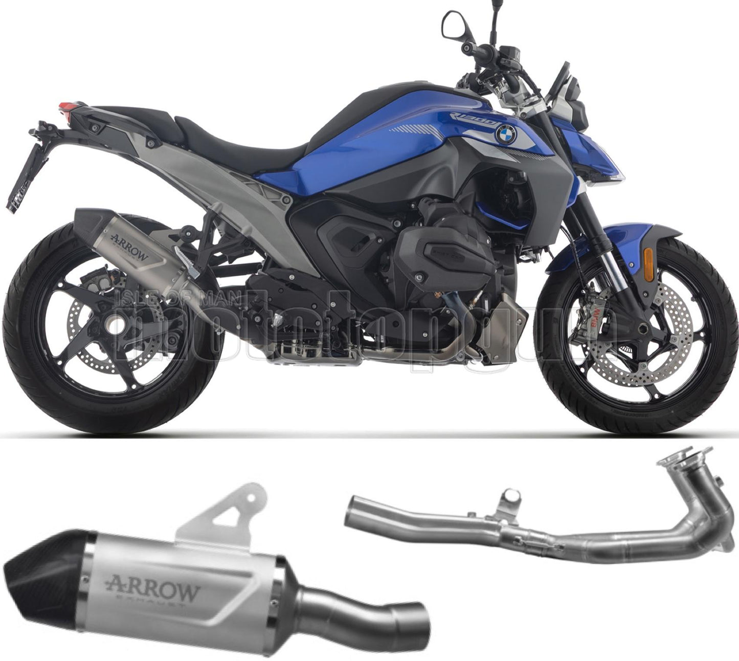 ARROW SCARICO COMPLETO OMOLOGATO OPEN INDY-RACE EVO ALLUMINIO FONDELLO CARBY COMPATIBILE CON BMW R 1300 R 25/26