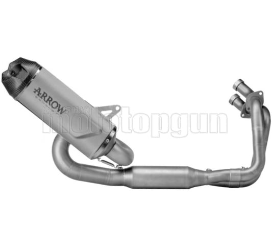 ARROW SCARICO COMPLETO OMOLOGATO CATALIZZATO INDY-RACE EVO TITANIO FONDELLO CARBY COMPATIBILE CON KAWASAKI Z650 Z-650 35KW 24/25
