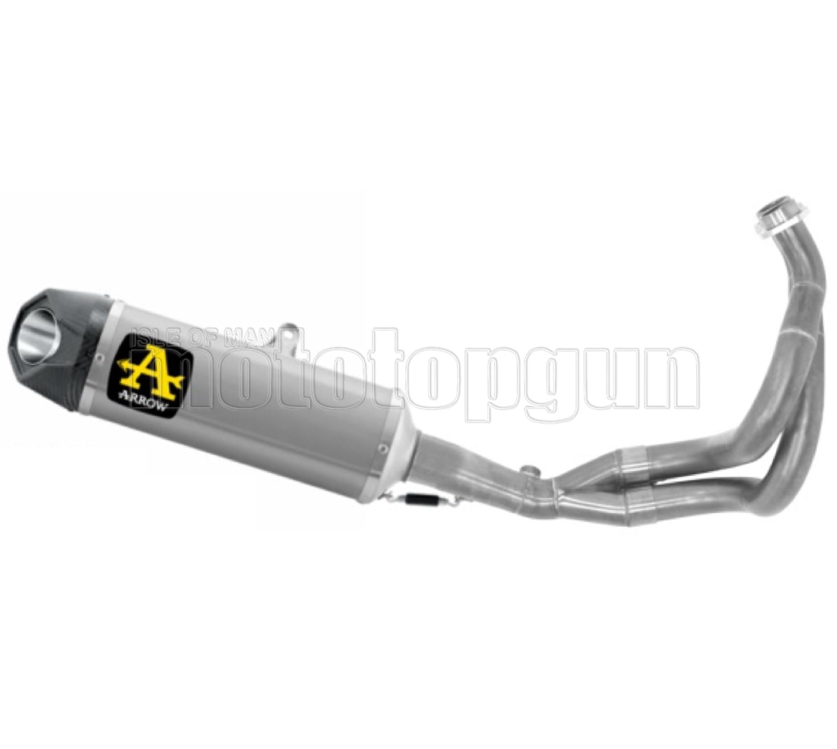SCARICO OMOLOGATO OPEN ARROW INDY-RACE IN TITANIO CON FONDELLO IN CARBY COMPATIBILE CON KAWASAKI NINJA 650 21/23