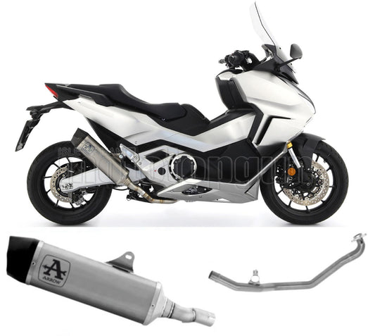 SCARICO RACE + DBKILLER ARROW INDY-RACE IN ALLUMINIO CON FONDELLO IN CARBY COMPATIBILE CON HONDA FORZA 750 21/23