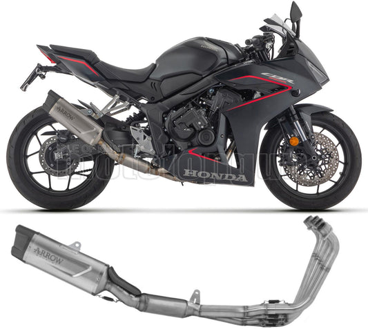 ARROW SCARICO COMPLETO OMOLOGATO OPEN INDY-RACE EVO TITANIO FONDELLO CARBY COMPATIBILE CON HONDA CBR 650 R 24/25