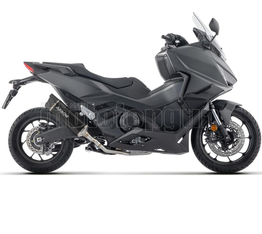 ARROW SCARICO COMPLETO OMOLOGATO OPEN INDY-RACE EVO ALLUMINIO NERO FONDELLO CARBY COMPATIBILE CON HONDA FORZA 750 2025