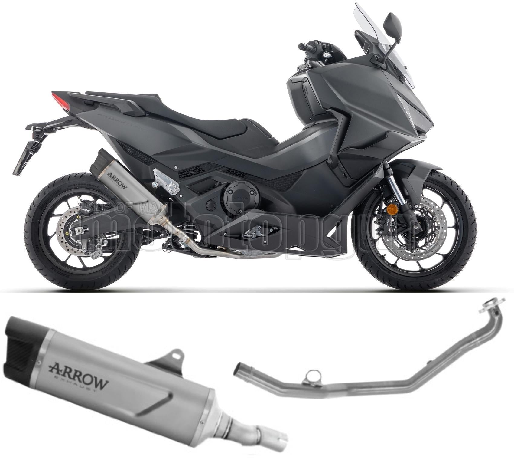 ARROW SCARICO COMPLETO OMOLOGATO OPEN CORTO INDY-RACE EVO TITANIO FONDELLO CARBY COMPATIBILE CON HONDA FORZA 750 2025