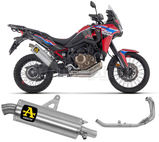 SCARICO OMOLOGATO ARROW MAXI RACE-TECH IN TITANIO COMPATIBILE CON HONDA AFRICA TWIN CRF 1100 L 2024