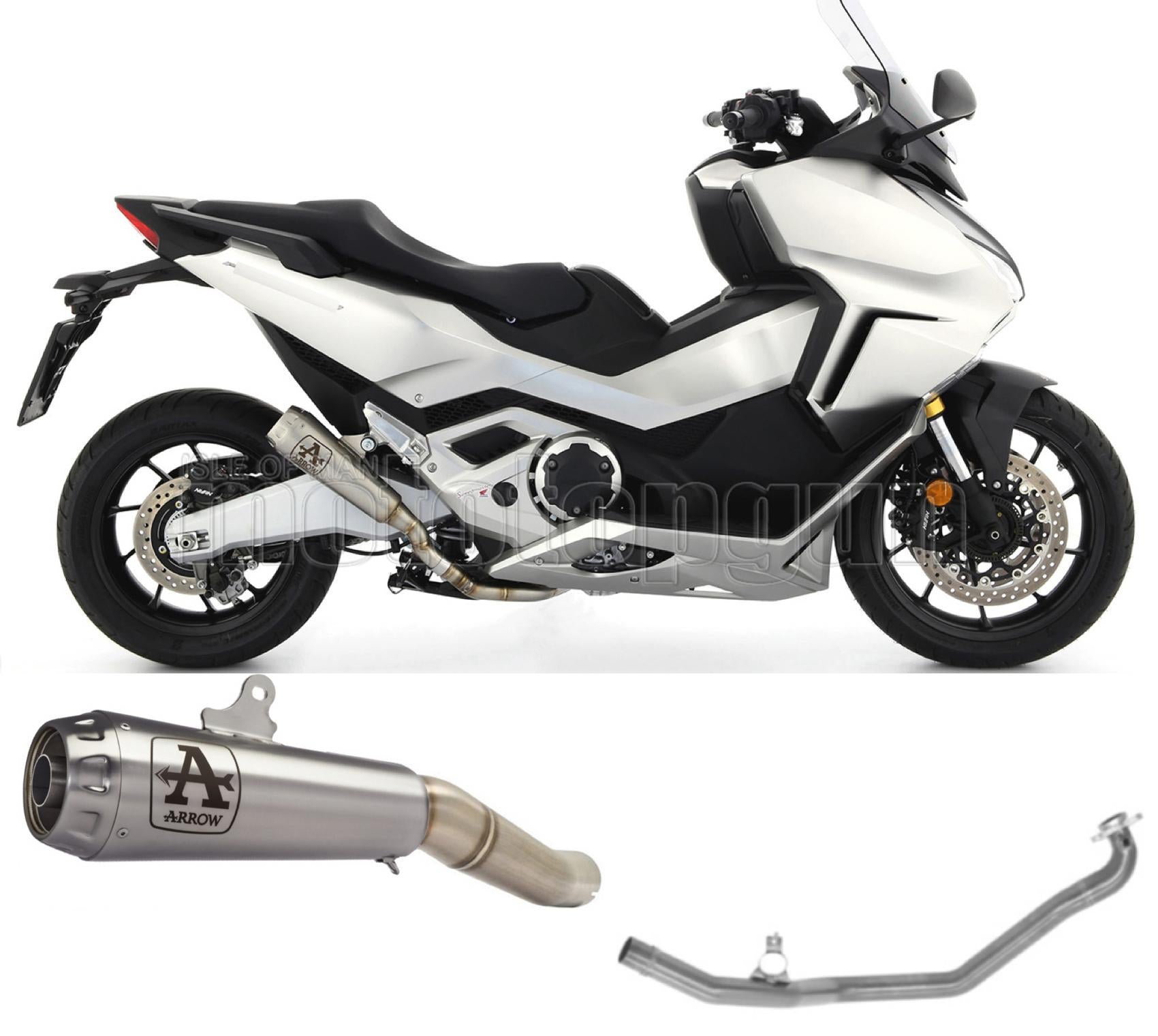 SCARICO RACE + DBKILLER ARROW PRO-RACE IN ALLUMINIO CON FONDELLO IN CARBY COMPATIBILE CON HONDA FORZA 750 21/23
