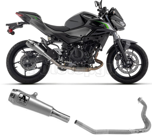 SCARICO OMOLOGATO ARROW PRO-RACE IN NICHROM COMPATIBILE CON KAWASAKI Z-500 Z500 2024