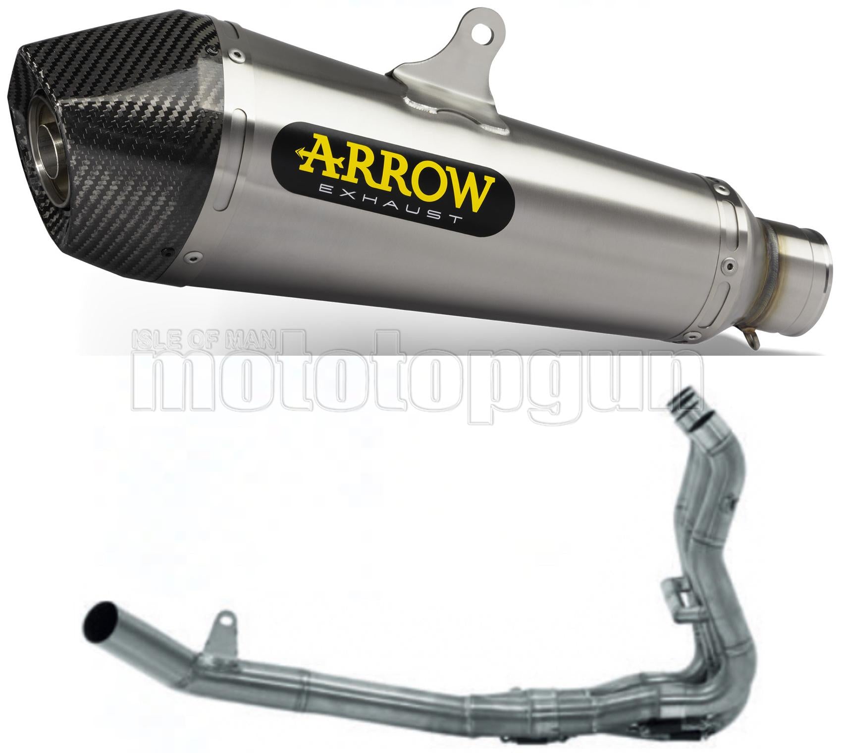 SCARICO OMOLOGATO OPEN ARROW X-KONE IN NICHROM CON FONDELLO IN CARBY COMPATIBILE CON SUZUKI GSX-S 950 21/23