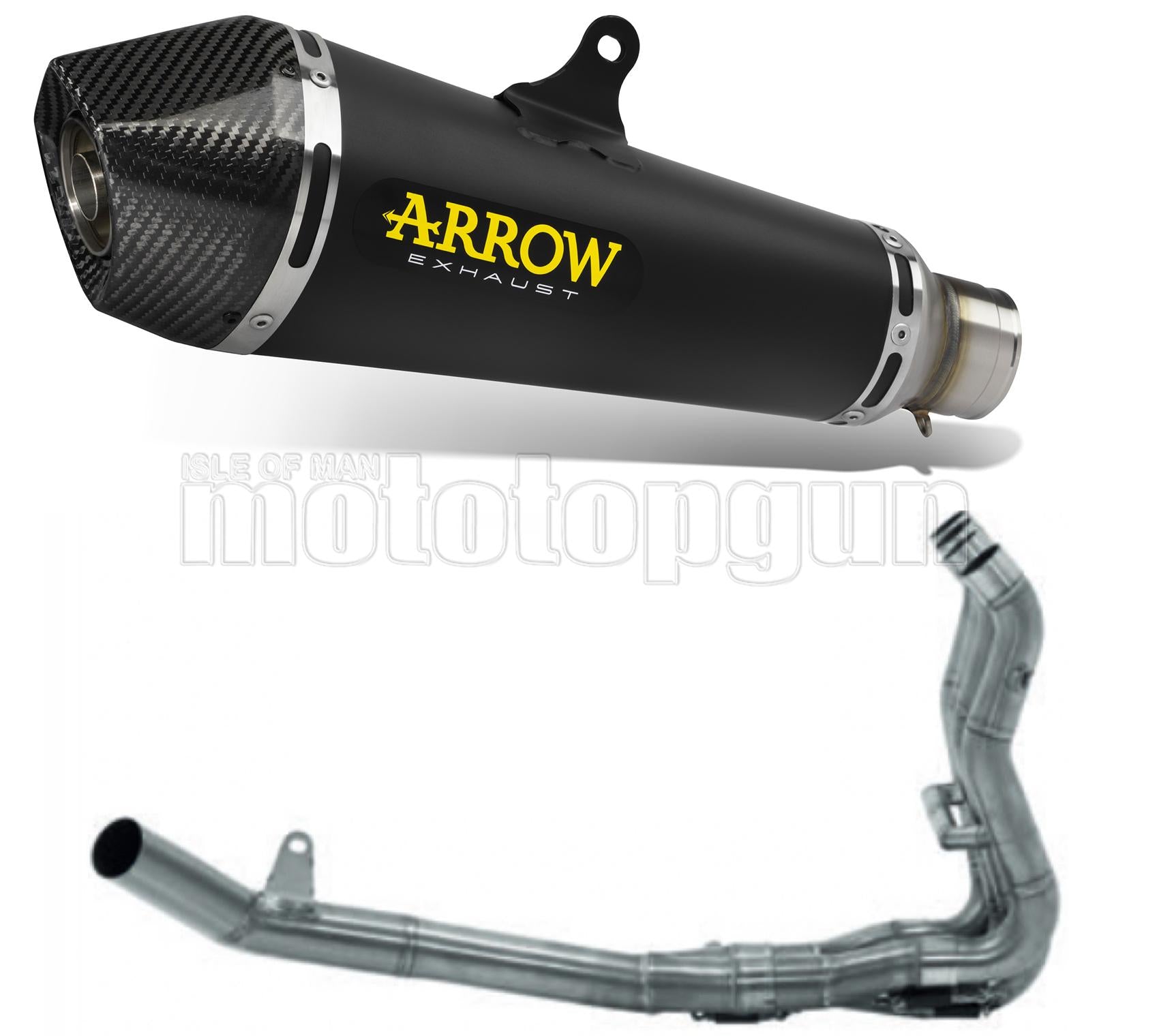 SCARICO OMOLOGATO OPEN ARROW X-KONE IN NICHROM NERO CON FONDELLO IN CARBY COMPATIBILE CON SUZUKI GSX-S 1000 GT 21/23