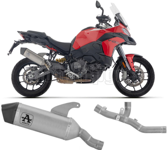 SCARICO OMOLOGATO OPEN VELOCE TITANIO FONDELLO CARBY COMPATIBILE CON DUCATI MULTISTRADA V2 / S E5+ 2025