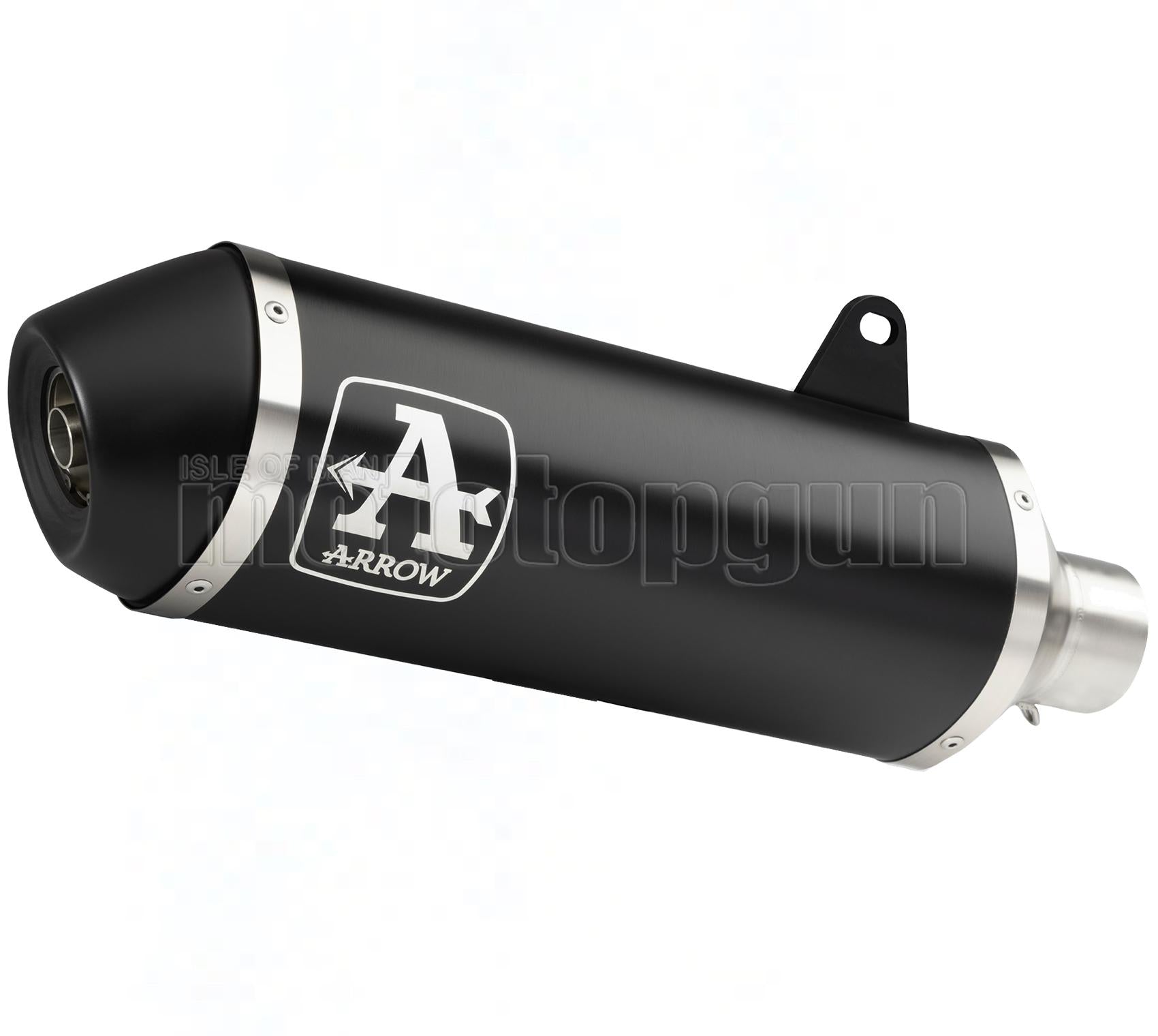 SCARICO OMOLOGATO ARROW URBAN IN ALLUMINIO NERO CON FONDELLO IN INOX NERO COMPATIBILE CON PIAGGIO MP3 500 LT 17/18