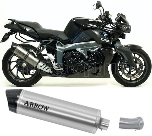 SCARICO COMPLETO OMOLOGATO OPEN ARROW MAXI RACE-TECH IN TITANIO CON FONDELLO IN CARBY COMPATIBILE CON BMW K1300 K-1300 R 09/16