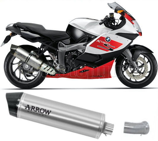 SCARICO COMPLETO OMOLOGATO OPEN ARROW MAXI RACE-TECH IN TITANIO CON FONDELLO IN CARBY COMPATIBILE CON BMW K1300 K-1300 S 12/16