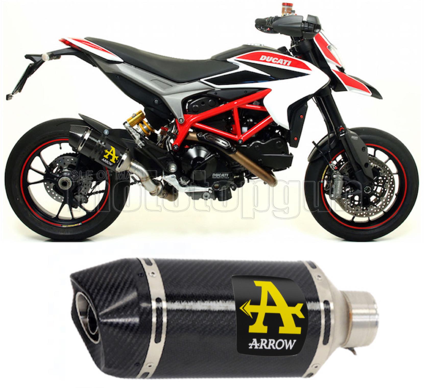SCARICO COMPLETO OMOLOGATO OPEN ARROW RACE-TECH IN CARBONIO CON FONDELLO IN CARBY COMPATIBILE CON DUCATI HYPERSTRADA 939 16/18