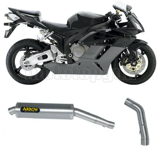 SCARICO COMPLETO OMOLOGATO OPEN ALTO ARROW MAXI RACE-TECH IN TITANIO CON FONDELLO IN INOX COMPATIBILE CON HONDA CBR 1000 RR 04/07