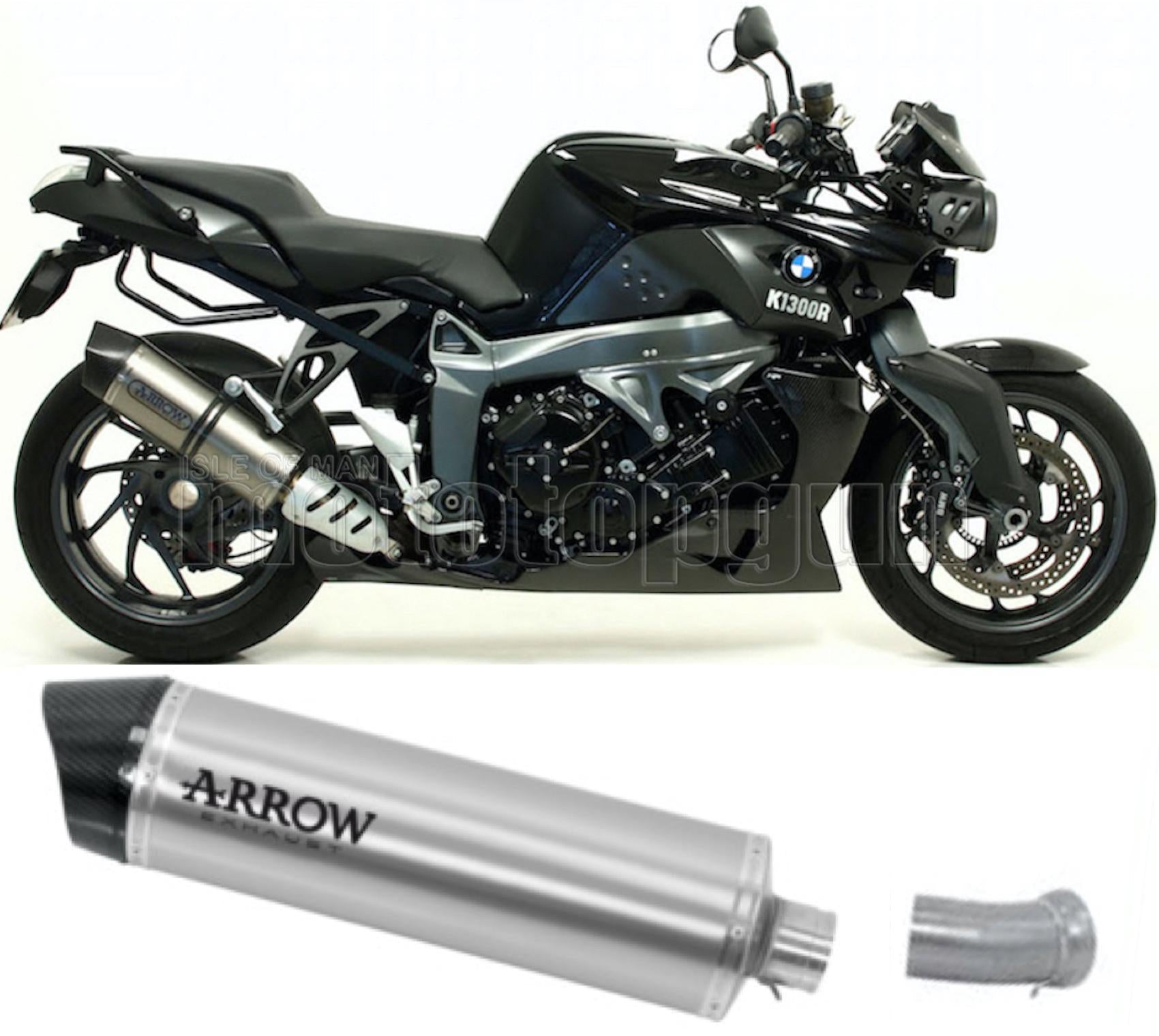 SCARICO COMPLETO OMOLOGATO OPEN ARROW MAXI RACE-TECH IN TITANIO CON FONDELLO IN CARBY COMPATIBILE CON BMW K1300 K-1300 R 09/16
