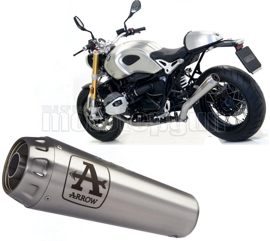 SCARICO COMPLETO OMOLOGATO CATALIZZATO ARROW PRO-RACE IN TITANIO CON FONDELLO IN TITANIO COMPATIBILE CON BMW R NINE T 17/19