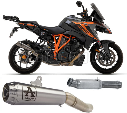 SCARICO COMPLETO RACE ARROW PRO-RACE IN TITANIO CON FONDELLO IN TITANIO COMPATIBILE CON KTM 1290 SUPERDUKE GT 17/21