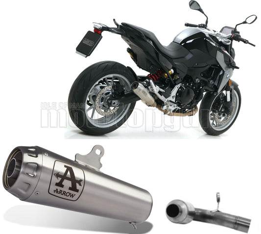 SCARICO OMOLOGATO OPEN ARROW PRO-RACE IN NICHROM CON FONDELLO IN INOX COMPATIBILE CON BMW F900 F-900 XR 20/23