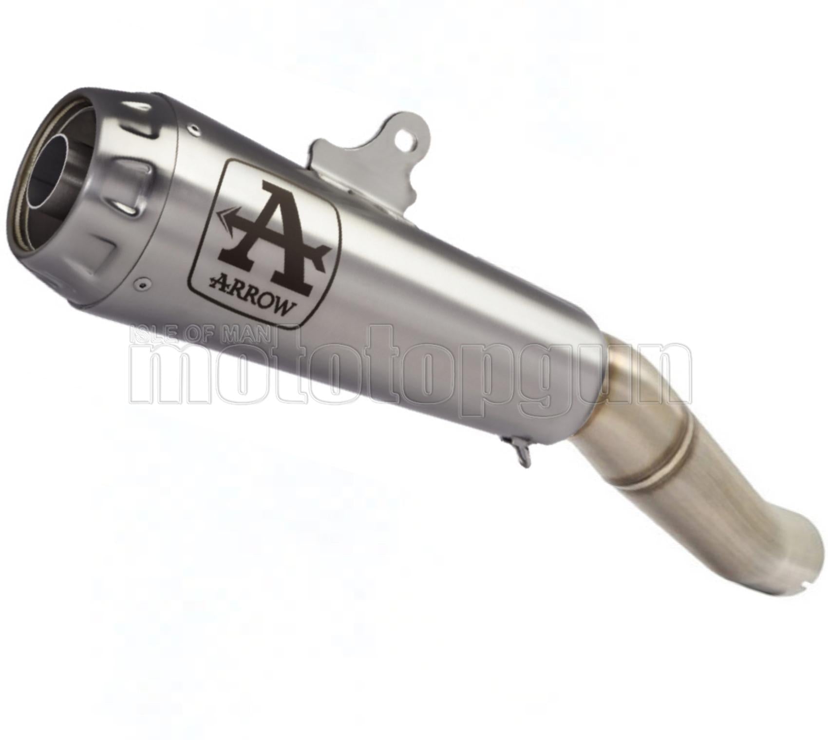 SCARICO OMOLOGATO OPEN ARROW PRO-RACE IN NICHROM CON FONDELLO IN INOX COMPATIBILE CON HONDA CB 500 F 19/20
