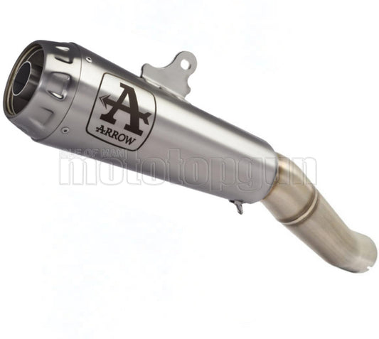 SCARICO OMOLOGATO OPEN ARROW PRO-RACE IN NICHROM CON FONDELLO IN INOX COMPATIBILE CON HONDA CB 500 F 19/20
