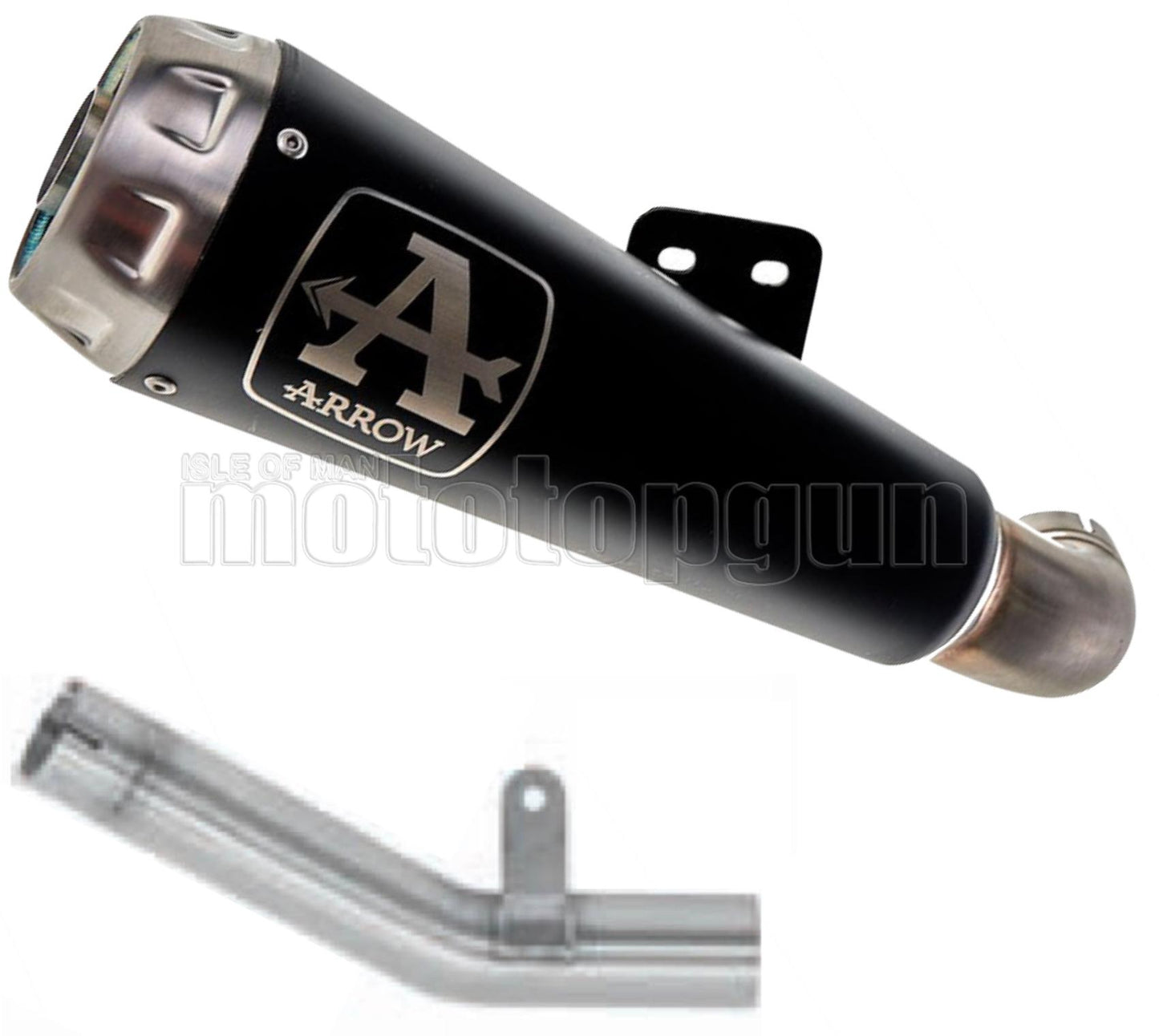 SCARICO OMOLOGATO OPEN ARROW PRO-RACE IN NICHROM NERO CON FONDELLO IN INOX COMPATIBILE CON KAWASAKI ZX-6R ZX-6 R 636 19/20