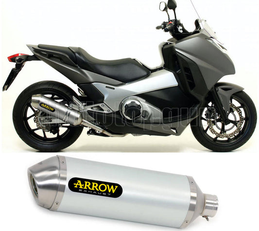 SCARICO COMPLETO OMOLOGATO OPEN ARROW RACE-TECH IN ALLUMINIO CON FONDELLO IN INOX COMPATIBILE CON HONDA INTEGRA 750 DCT 14/20
