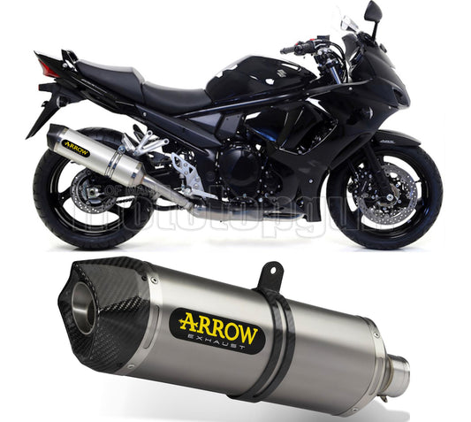 SCARICO OMOLOGATO CATALIZZATO ARROW RACE-TECH IN TITANIO CON FONDELLO IN CARBY COMPATIBILE CON SUZUKI GSX 1250 FA 10/16