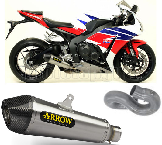 SCARICO COMPLETO RACE + DBKILLER ARROW X-KONE IN NICHROM CON FONDELLO IN CARBY COMPATIBILE CON HONDA CBR 1000 RR 14/16