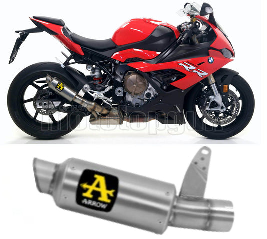 SCARICO COMPLETO OMOLOGATO CATALIZZATO ARROW GP2 GP-2 IN TITANIO CON FONDELLO IN INOX COMPATIBILE CON BMW S1000 S-1000 RR 19/23