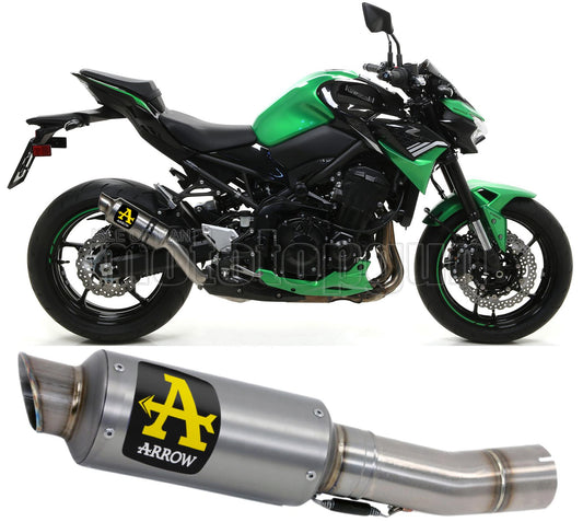 SCARICO COMPLETO OMOLOGATO CATALIZZATO ARROW GP2 GP-2 IN TITANIO CON FONDELLO IN TITANIO COMPATIBILE CON KAWASAKI Z900 Z-900 20/23
