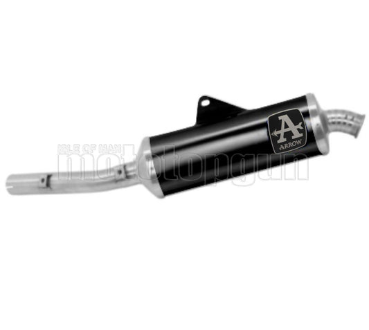 SCARICO OMOLOGATO ARROW INDY-RACE IN ALLUMINIO NERO CON FONDELLO IN INOX COMPATIBILE CON YAMAHA TENERE 700 19/20