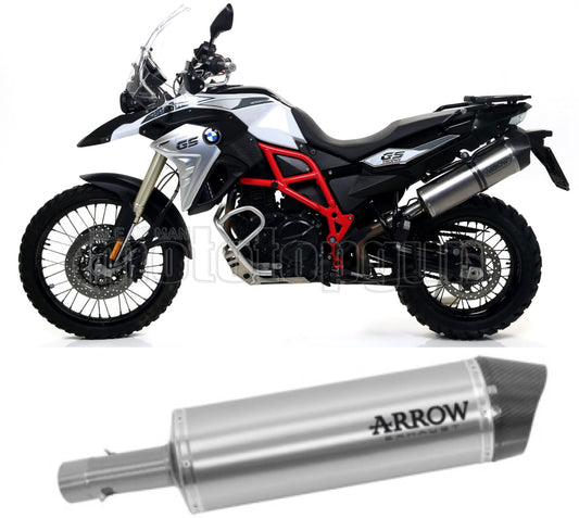 SCARICO OMOLOGATO ARROW MAXI RACE-TECH IN ALLUMINIO CON FONDELLO IN CARBY COMPATIBILE CON BMW F800 F-800 GS 17/18