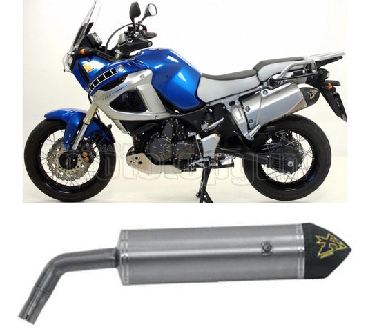 SCARICO OMOLOGATO ARROW MAXI RACE-TECH IN ALLUMINIO CON FONDELLO IN CARBY COMPATIBILE CON YAMAHA XT 1200 Z SUPER TENERE 10/20