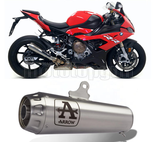 SCARICO OMOLOGATO OPEN ARROW PRO-RACE IN TITANIO CON FONDELLO IN TITANIO COMPATIBILE CON BMW S1000 S-1000 RR 19/23