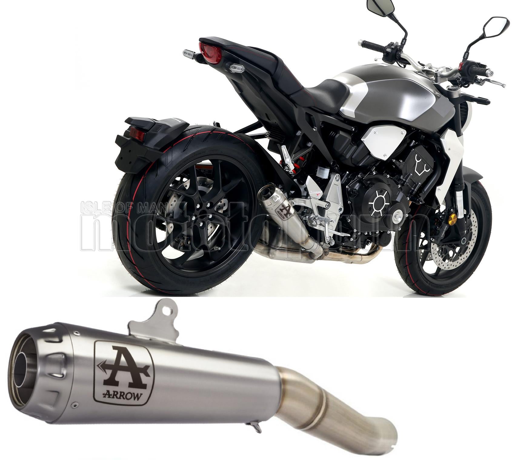 SCARICO OMOLOGATO ARROW PRO-RACE IN TITANIO CON FONDELLO IN TITANIO COMPATIBILE CON HONDA CB 1000 R 18/23