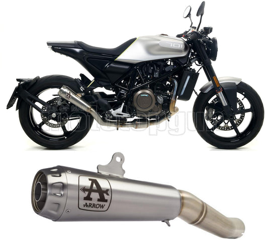 SCARICO OMOLOGATO ARROW PRO-RACE IN TITANIO CON FONDELLO IN TITANIO COMPATIBILE CON HUSQVARNA VITPILEN 701 18/19