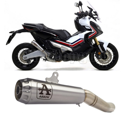 SCARICO OMOLOGATO ARROW PRO-RACE IN NICHROM CON FONDELLO IN INOX COMPATIBILE CON HONDA XADV X-ADV 750 17/23