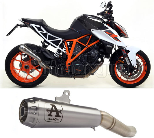 SCARICO COMPLETO RACE ARROW PRO-RACE IN NICHROM CON FONDELLO IN INOX COMPATIBILE CON KTM 1290 SUPERDUKE 17/19
