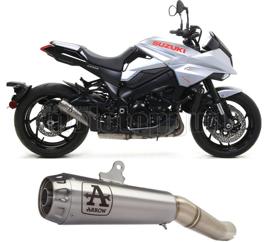SCARICO OMOLOGATO CATALIZZATO ARROW PRO-RACE IN NICHROM CON FONDELLO IN INOX COMPATIBILE CON SUZUKI KATANA 1000 19/20
