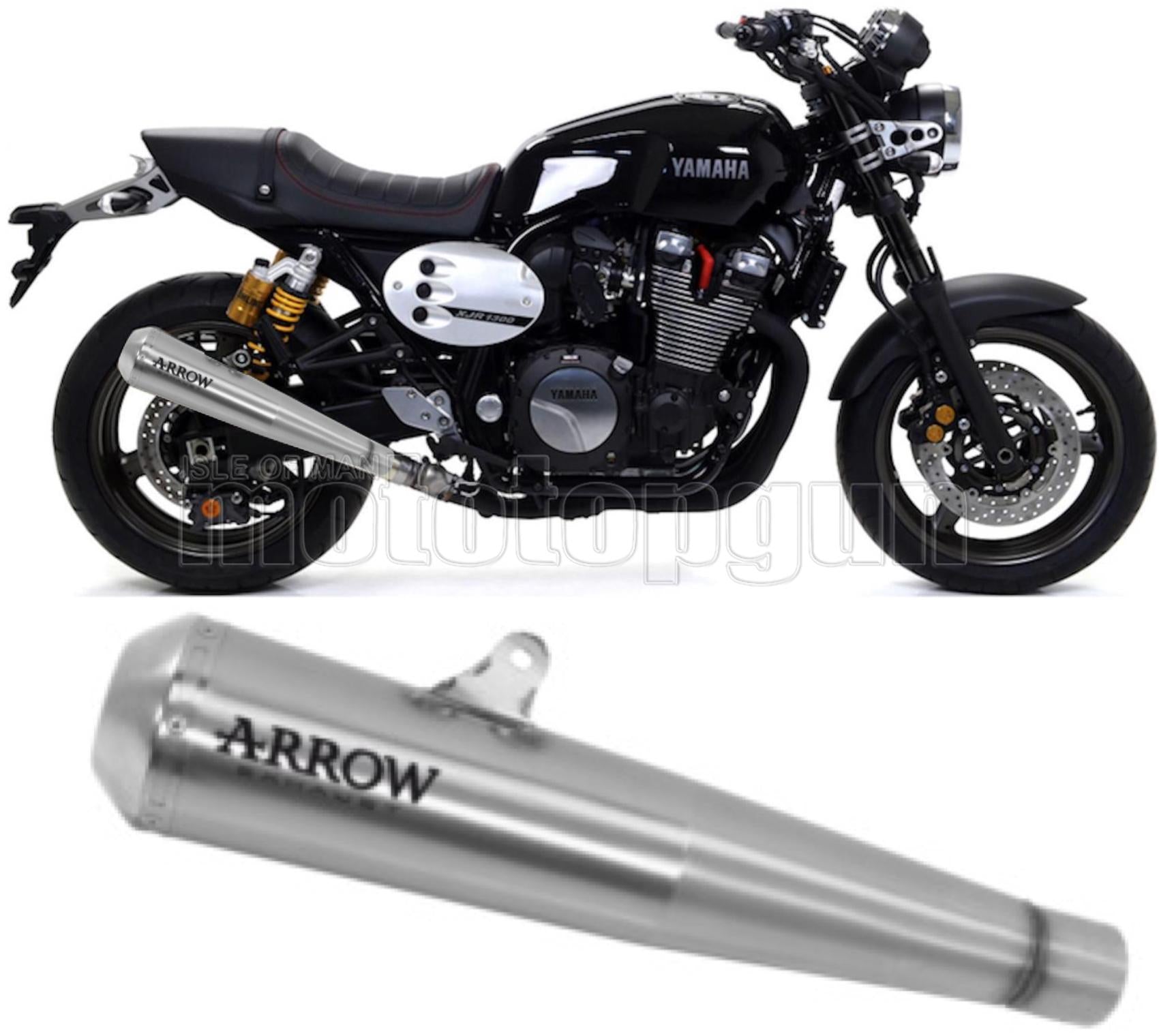 SCARICO OMOLOGATO CATALIZZATO ARROW PRO-RACING IN NICHROM CON FONDELLO IN INOX COMPATIBILE CON YAMAHA XJR 1300 07/17