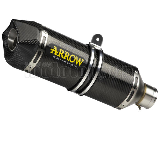 SCARICO OMOLOGATO OPEN ARROW RACE-TECH IN CARBONIO CON FONDELLO IN CARBY COMPATIBILE CON KAWASAKI ZX-6R ZX-6 R 636 19/20